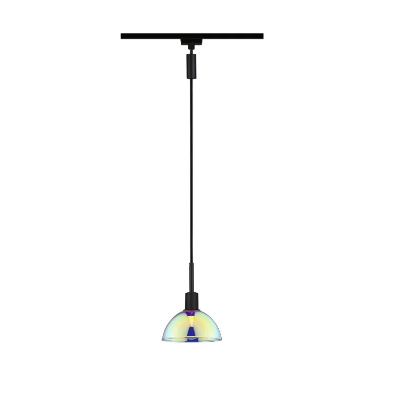 URail Suspen. Sarrasani max 20W E14 Noir dépoli/Dicro 230V Métal Ve...