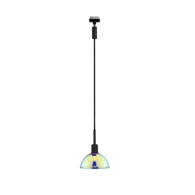 URail Suspen. Sarrasani max 20W E14 Noir dépoli/Dicro 230V Métal Ve...