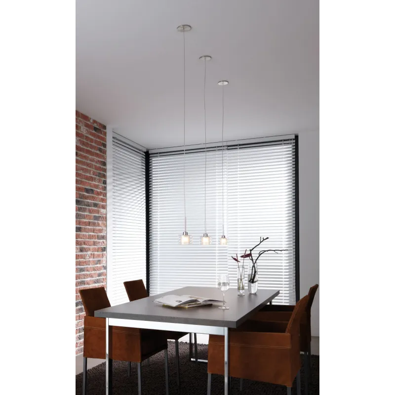 Living DecoSystems abat-jour Twice max.50W GU5,3 verre clair/opaque...