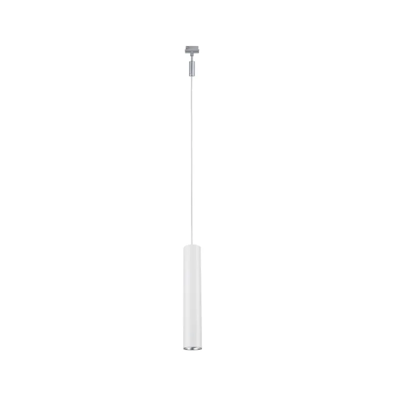 URail Suspension Catalejo max10W GU10 Chrome dépoli/Blanc 230V Méta...