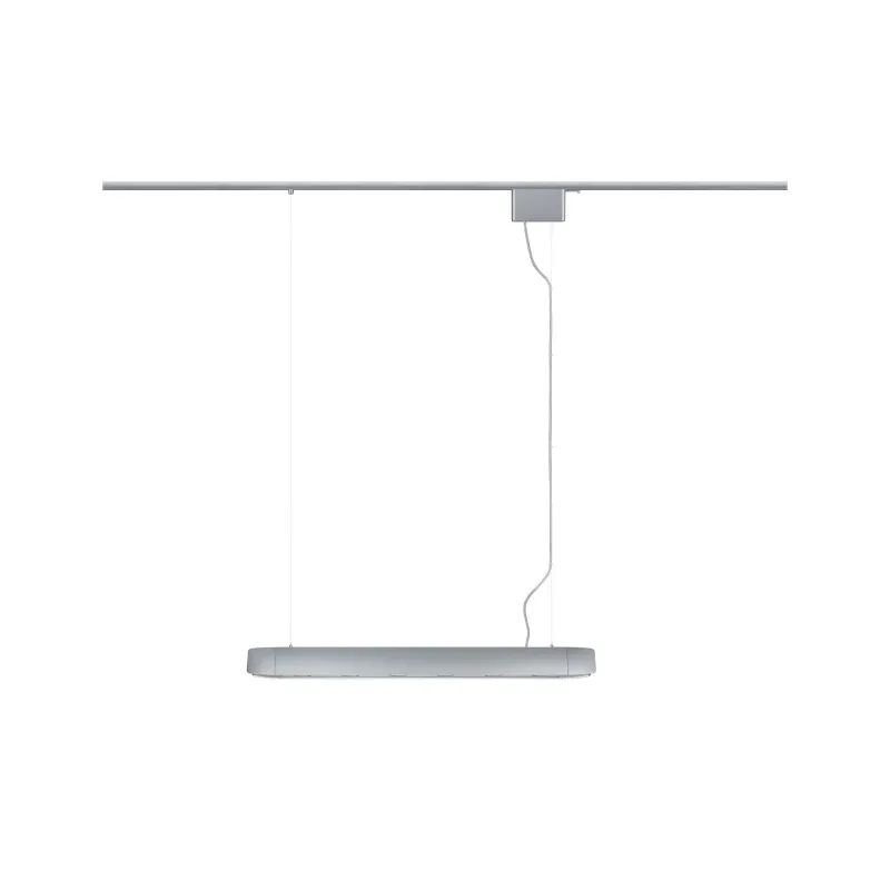 Suspension barre URail max6x10W GU10 Chrome dépoli 230V alu extensi...