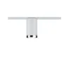 URail Spot Tube max1x10W GU10 Blanc /Chrome Métal - Pas cher