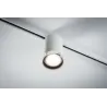 URail Spot Tube max1x10W GU10 Blanc /Chrome Métal - Pas cher