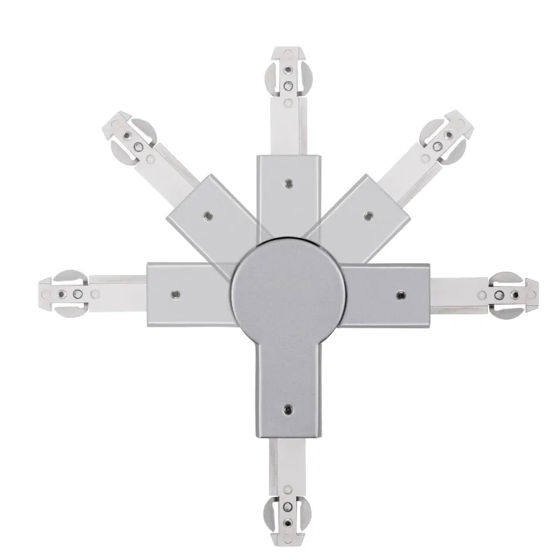 URail Connecteur articulat° max 1000W Cr dépoli 230V Métal - Pas cher