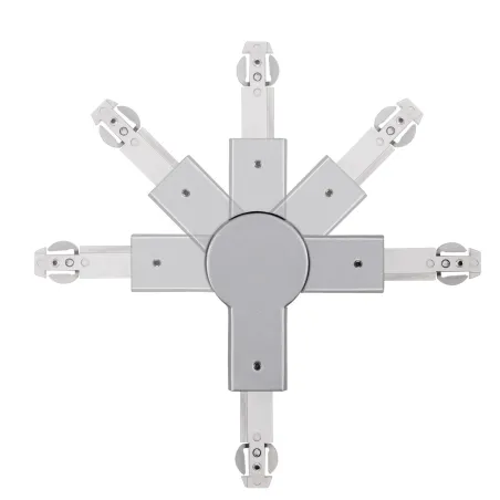 URail Connecteur articulat° max 1000W Cr dépoli 230V Métal - Pas cher