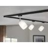Spots URail Blossom max 1x10W G9 Noir Dépoli/Satin 230V métal/verre...