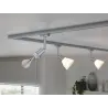 URail Spot DecoSystems max1x20W E14 chr dépoli 230V Métal - Pas cher