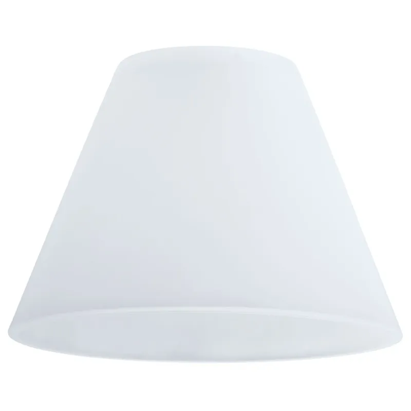 DecoSystems Abat-jour Kegi max. 50W Verre Blanc - Pas cher