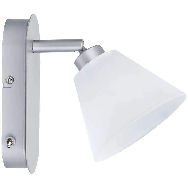 DecoSystems Abat-jour Kegi max. 50W Verre Blanc - Pas cher