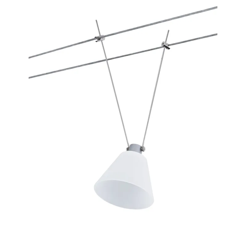 DecoSystems Abat-jour Kegi max. 50W Verre Blanc - Pas cher