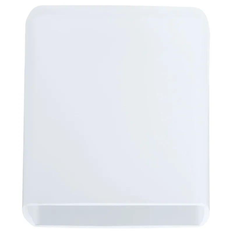 DecoSystems Abat-jour Quad max. 50W Verre Blanc - Pas cher