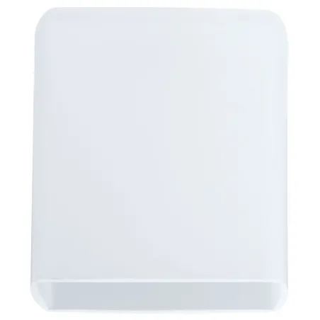 DecoSystems Abat-jour Quad max. 50W Verre Blanc - Pas cher