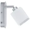 DecoSystems Abat-jour Quad max. 50W Verre Blanc - Pas cher