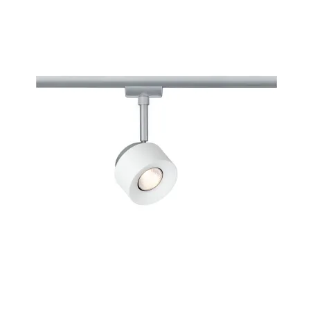 Spot URail Pane 1x7W blanc/chrome mat 230V métal/plastique gradable...