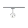 Spot URail Pane 1x7W blanc/chrome mat 230V métal/plastique gradable...
