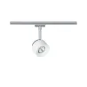 Spot URail Pane 1x7W blanc/chrome mat 230V métal/plastique gradable...