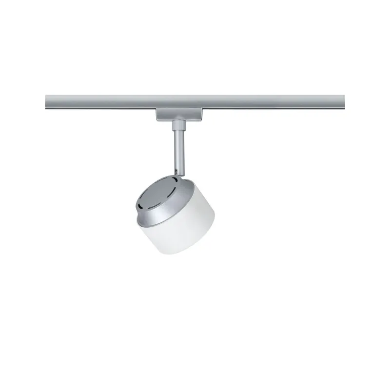 Spot URail Pane 1x7W blanc/chrome mat 230V métal/plastique gradable...