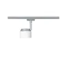 Spot URail Pane 1x7W blanc/chrome mat 230V métal/plastique gradable...
