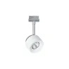 Spot URail Pane 1x7W blanc/chrome mat 230V métal/plastique gradable...