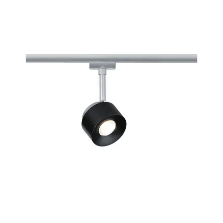 Spot URail Pane 1x7W noir/chrome mat 230V métal/plastique gradable ...