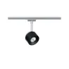 Spot URail Pane 1x7W noir/chrome mat 230V métal/plastique gradable ...
