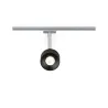 Spot URail Pane 1x7W noir/chrome mat 230V métal/plastique gradable ...