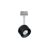 Spot URail Pane 1x7W noir/chrome mat 230V métal/plastique gradable ...