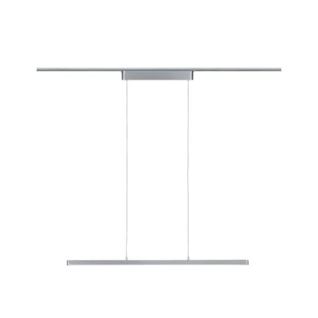 Susp Lento URail 1x42W chrome mat 230V Métal gradable - Pas cher