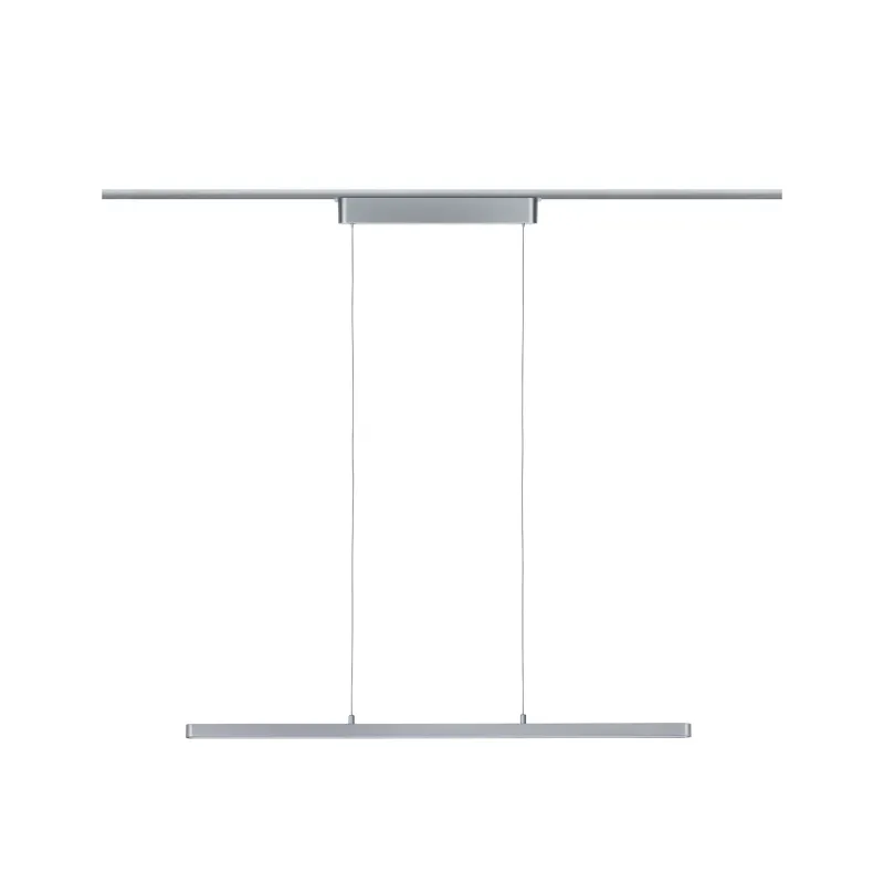 Susp Lento URail 1x42W chrome mat 230V Métal gradable - Pas cher