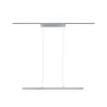Susp Lento URail 1x42W chrome mat 230V Métal gradable - Pas cher