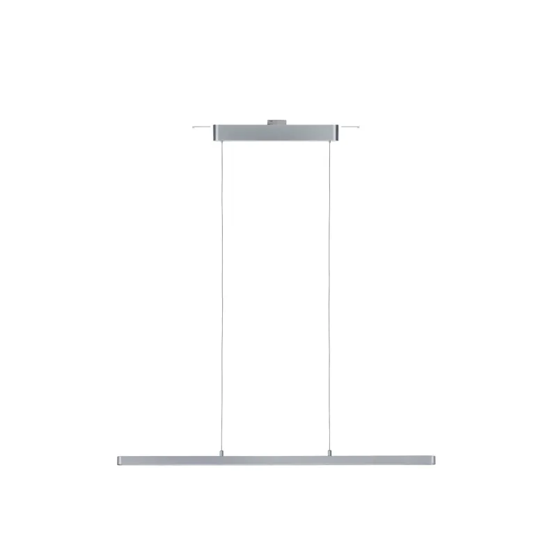 Susp Lento URail 1x42W chrome mat 230V Métal gradable - Pas cher