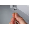 Susp Lento URail 1x42W chrome mat 230V Métal gradable - Pas cher