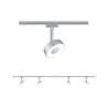 Kit URail Circle 4x5W Chrome mat/Chrome 230 V, métal/plastique - Pa...