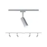 Kit URail Tubo 4x5W Chrome mat/Chrome 230 V, métal/plastique - Pas ...