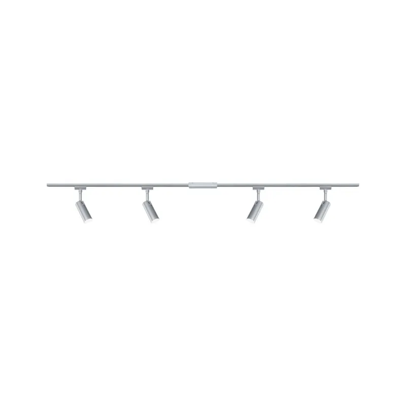 Kit URail Tubo 4x5W Chrome mat/Chrome 230 V, métal/plastique - Pas ...