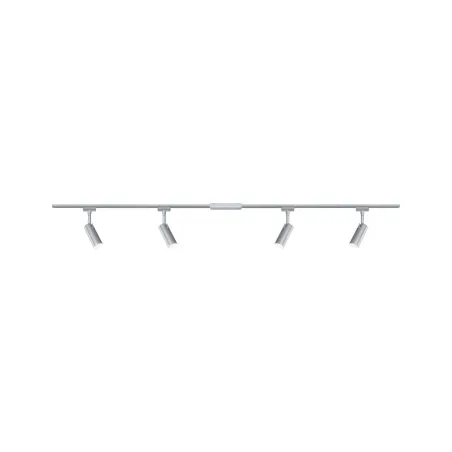 Kit URail Tubo 4x5W Chrome mat/Chrome 230 V, métal/plastique - Pas ...