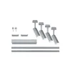 Kit URail Tubo 4x5W Chrome mat/Chrome 230 V, métal/plastique - Pas ...