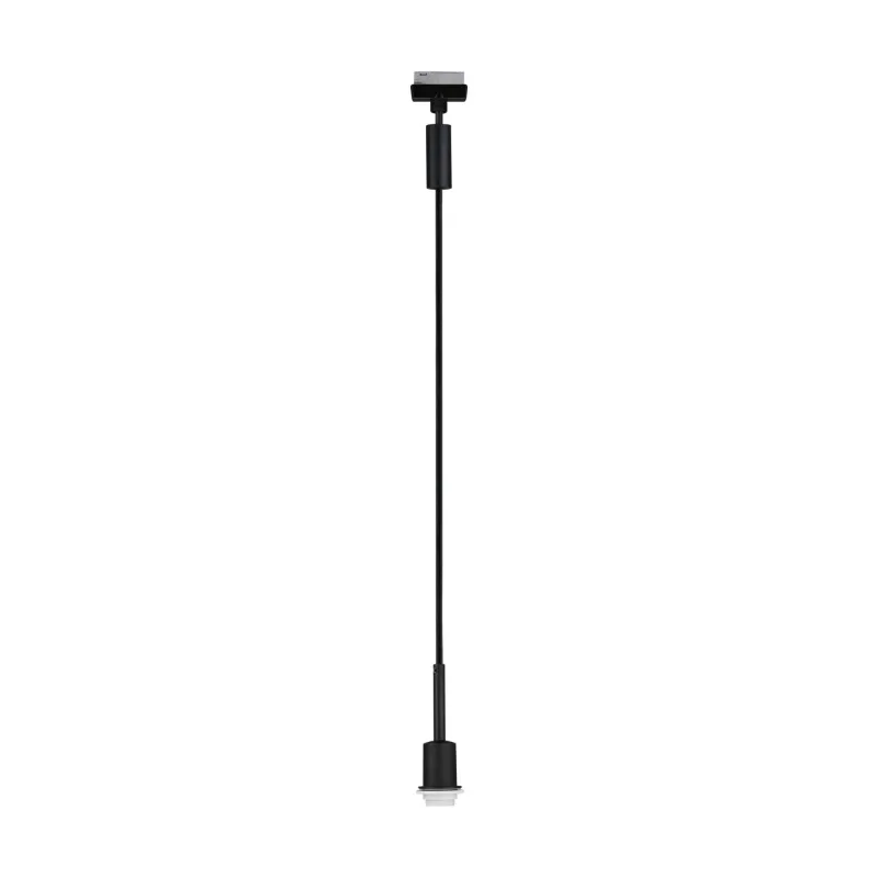 Susp DecoSystems URail max 1x20W E14 230V noir mat, câble tissu - P...