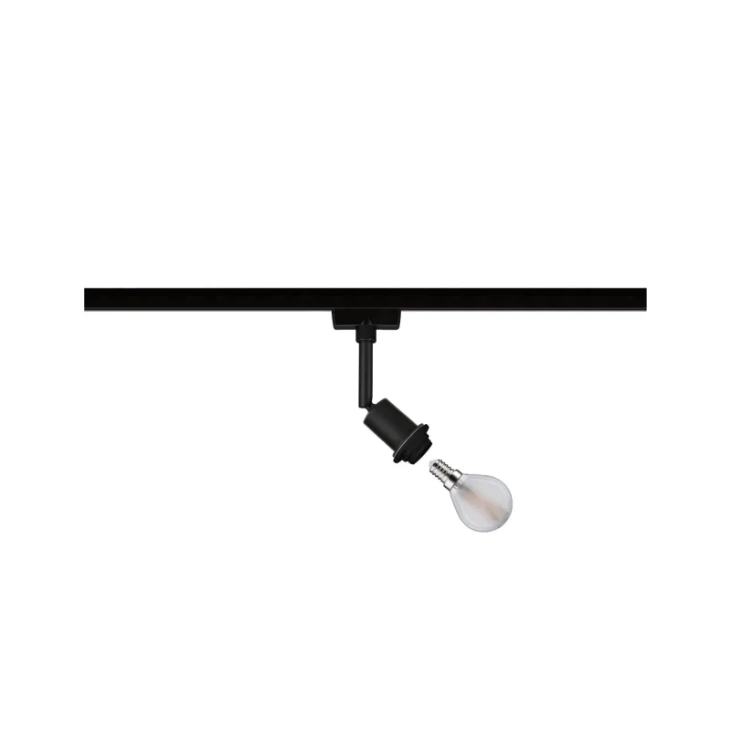 Spot DecoSystems URail max 1x20W E14 230V noir mat - Pas cher