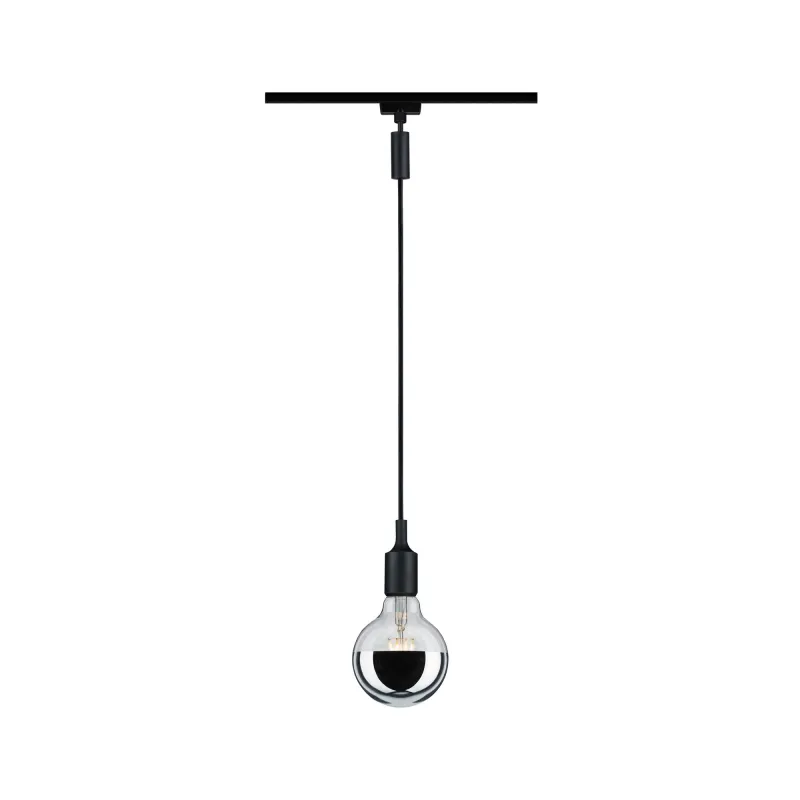 Adaptateur suspen Universal URail Noir dépoli 230V Métal/plastique ...
