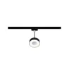 Spot URail Circle 1x5W Noir mat/ Chrome 230V Métal/plastique 2700K ...