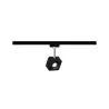 Spot URail Cube 1x8W Noir mat/chrome 230V Métal 4000K gradable - Pa...