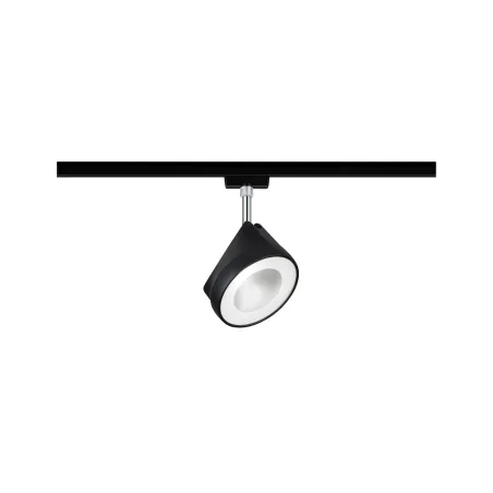 Spot URail Arena 1x15W Noir mat/ Chrome 230 V métal 4000K gradable ...