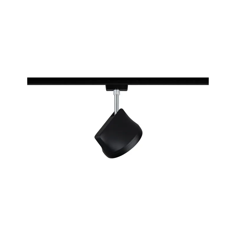 Spot URail Arena 1x15W Noir mat/ Chrome 230 V métal 4000K gradable ...