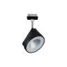 Spot URail Arena 1x15W Noir mat/ Chrome 230 V métal 4000K gradable ...