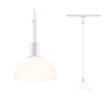 URail Suspen. Sarrasani max 20W E14 Blc /Opale 230V Métal Verre - P...
