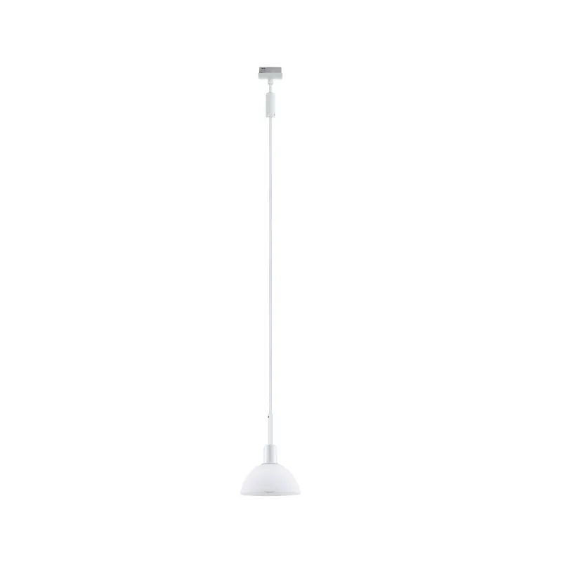 URail Suspen. Sarrasani max 20W E14 Blc /Opale 230V Métal Verre - P...