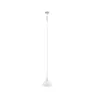 URail Suspen. Sarrasani max 20W E14 Blc /Opale 230V Métal Verre - P...