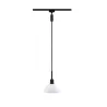 URail Suspen. Sarrasani max 20W E14 Noir Mat/Opale 230V Métal Verre...