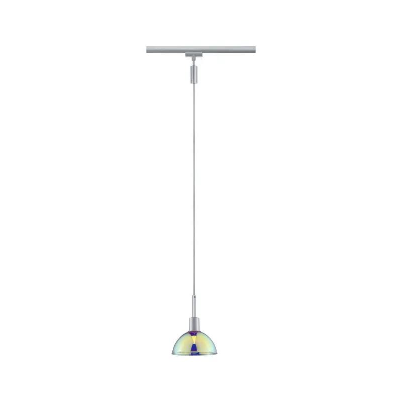 URail Suspen. Sarrasani max 20W E14 Chr dépoli/Dicro 230V Métal Ver...
